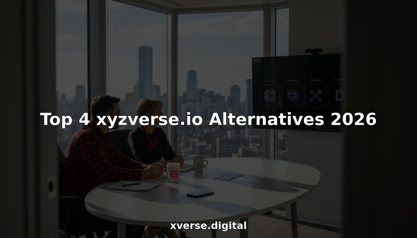 Team reviews crypto platform alternatives in office