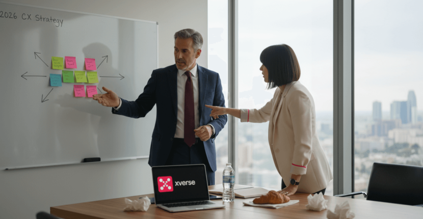 Executives planning customer experience strategy