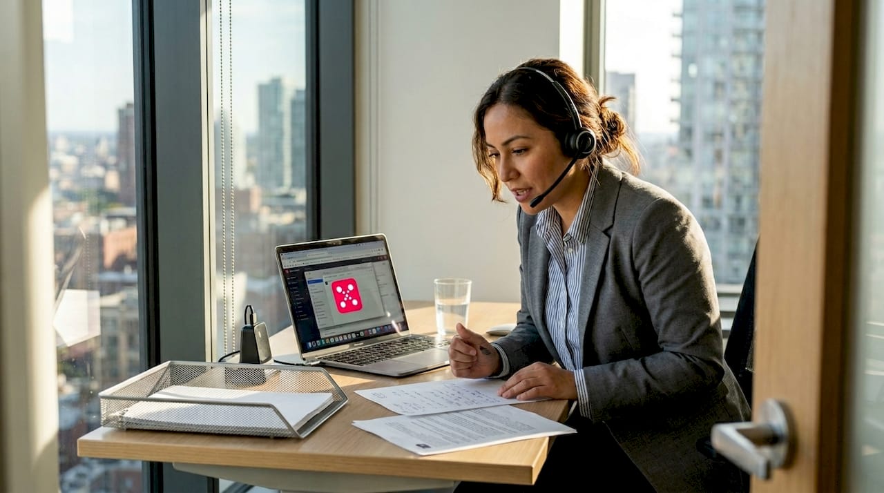 Manager discussing customer expectations in office